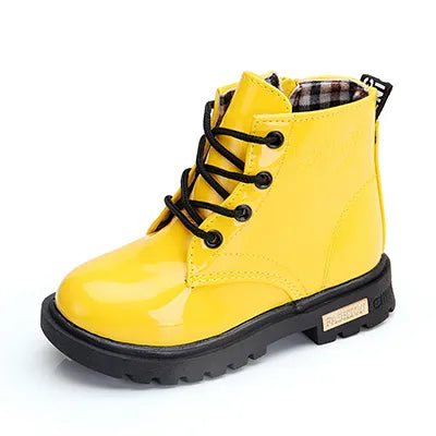 kids yellow jelly boots