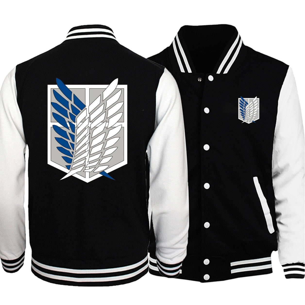 attack on titan baseball jacket