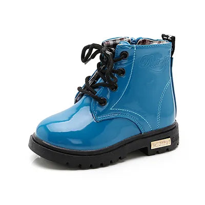 kids blue jelly boots