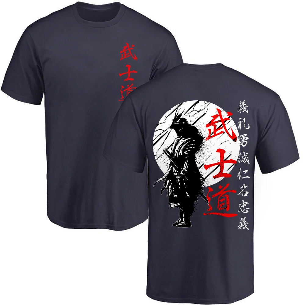 samurai graphic t-shirt