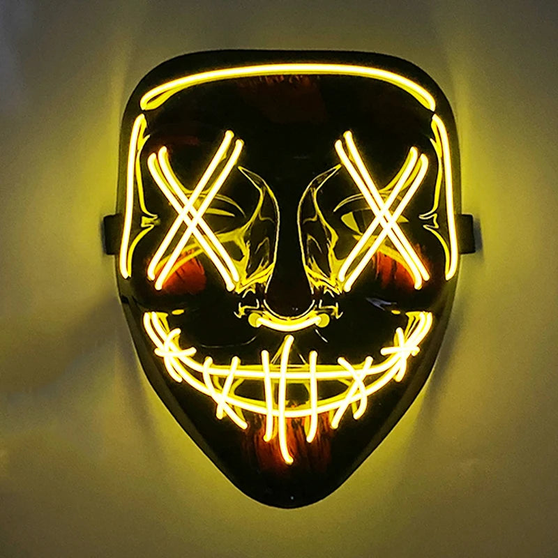 led halloween mask