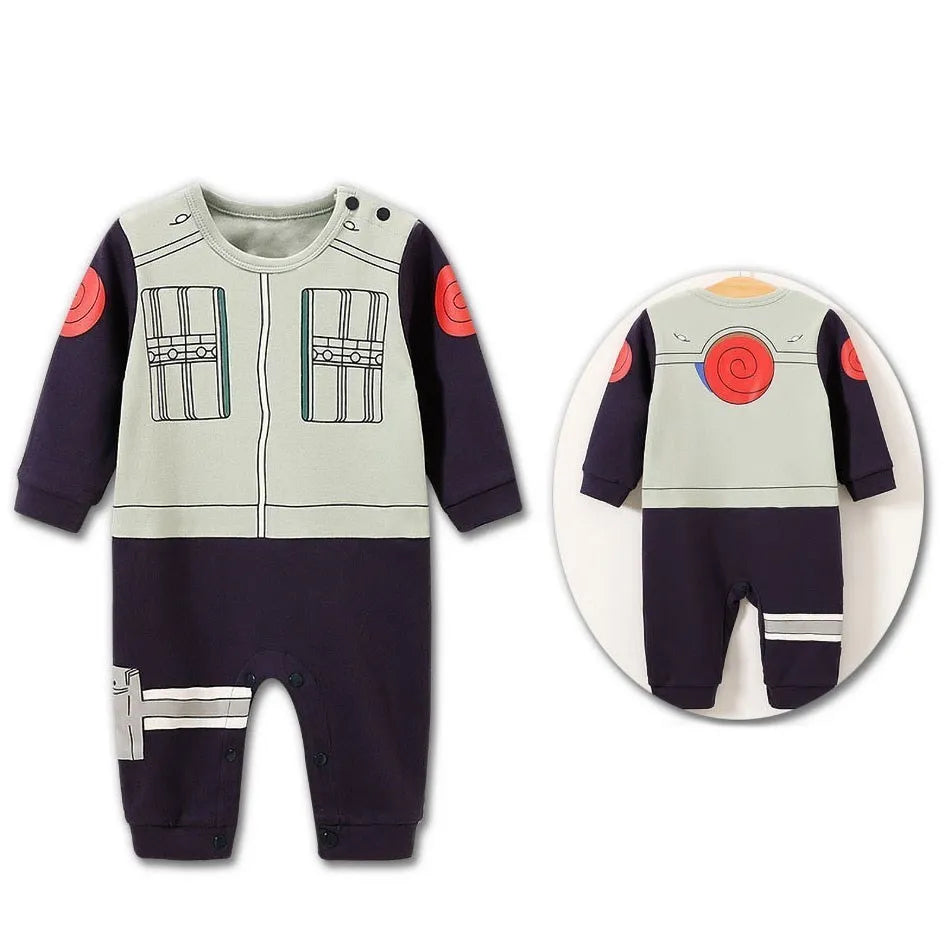 kakashi baby onesie