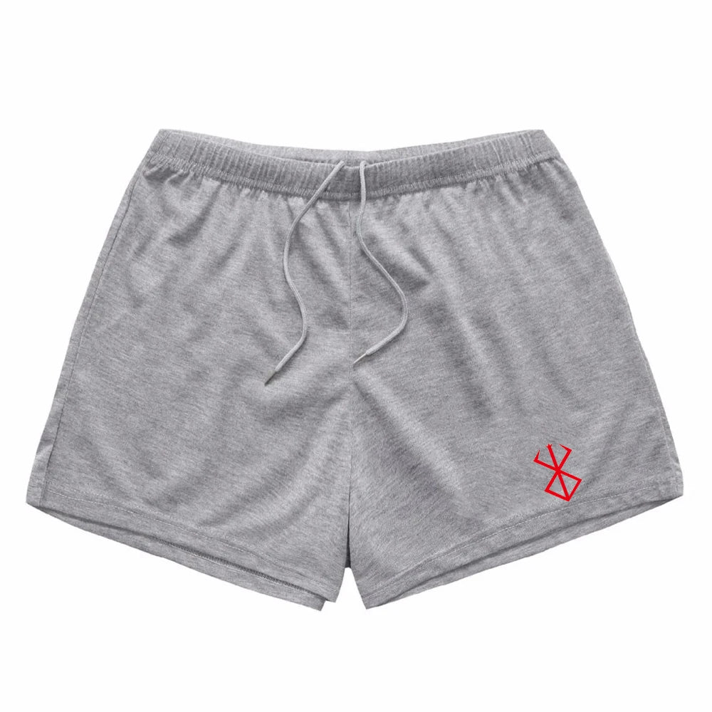 gray berserk shorts