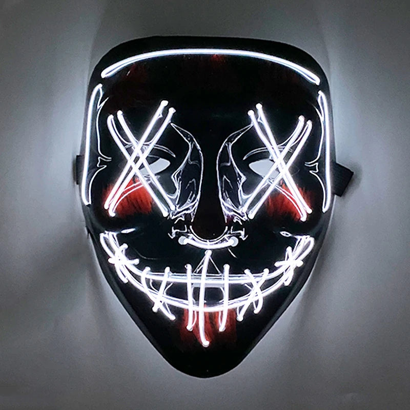 led rave mask