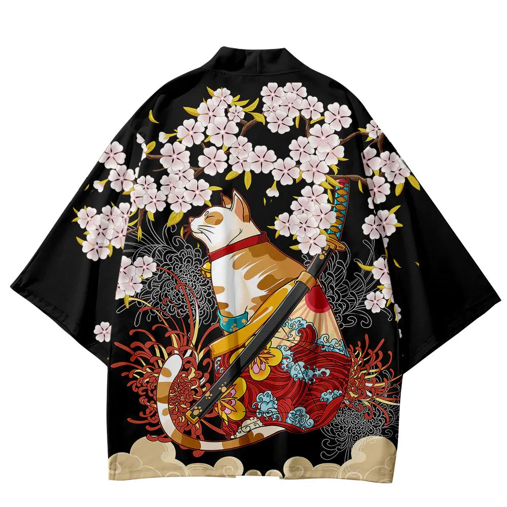 japanese cat kimono