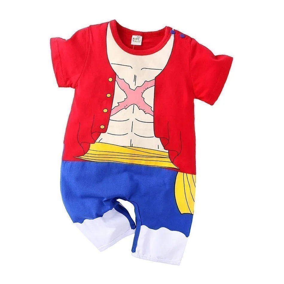 luffy baby onesie