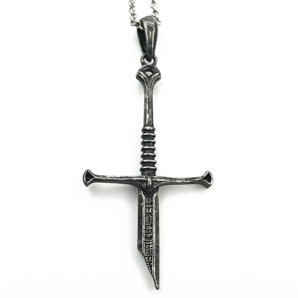 broken sword necklace