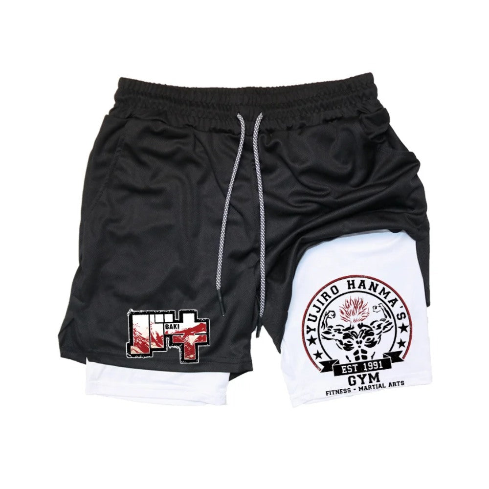 baki gym shorts