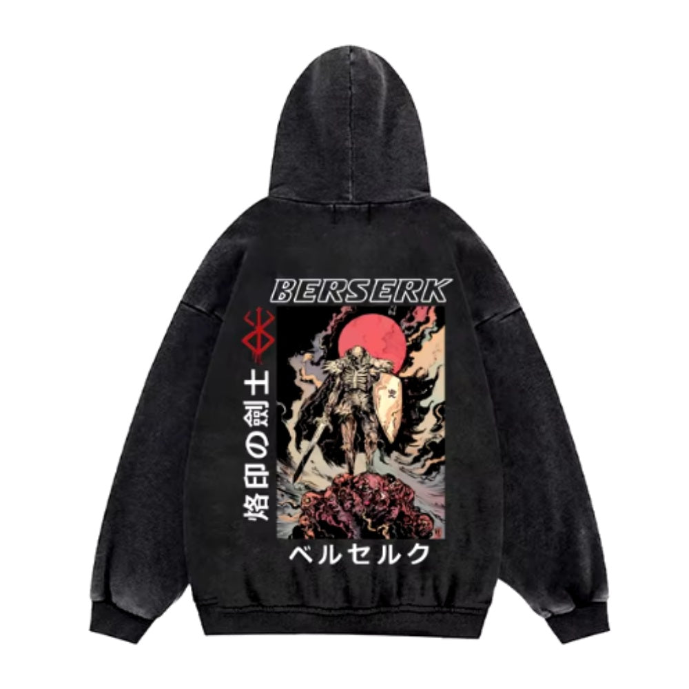 berserk skull knight hoodie