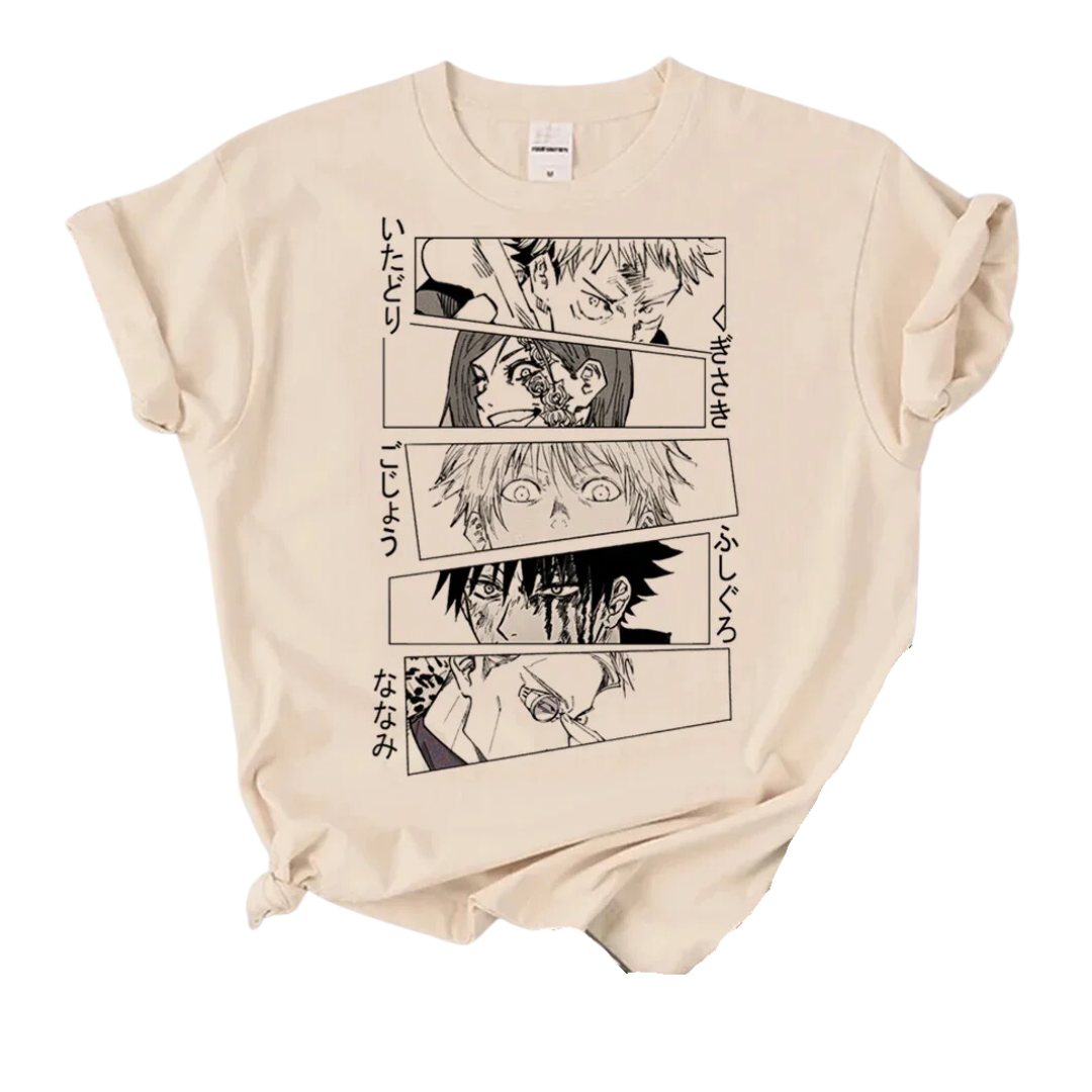 jujutsu kaisen anime t-shirt