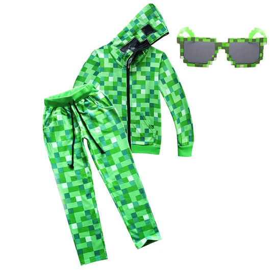 Kids Minecraft Creeper Outfit