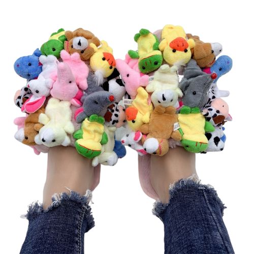 cute teddy slippers