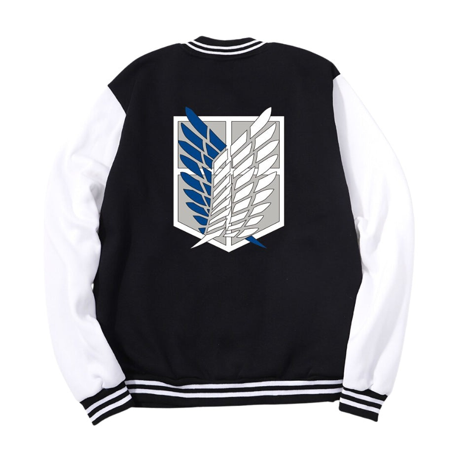 attack on titan baseball jacket