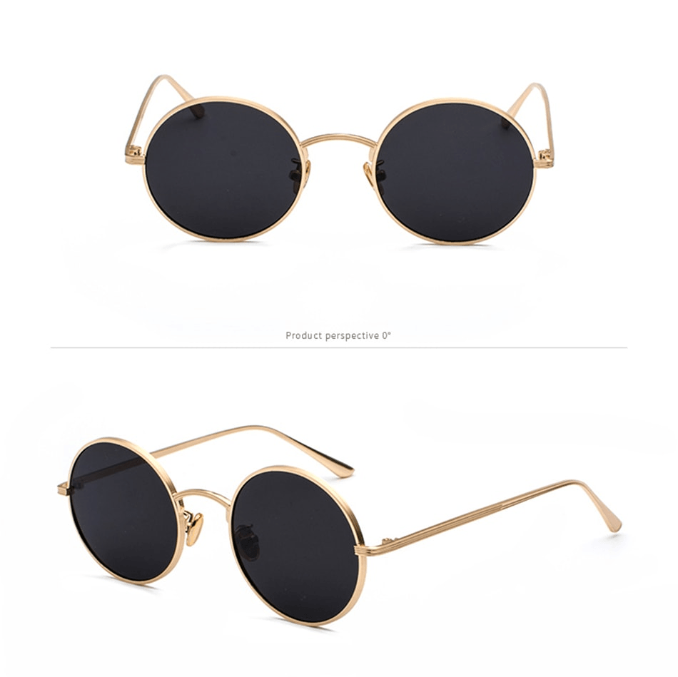 Retro Gold Sunglasses - animeclo