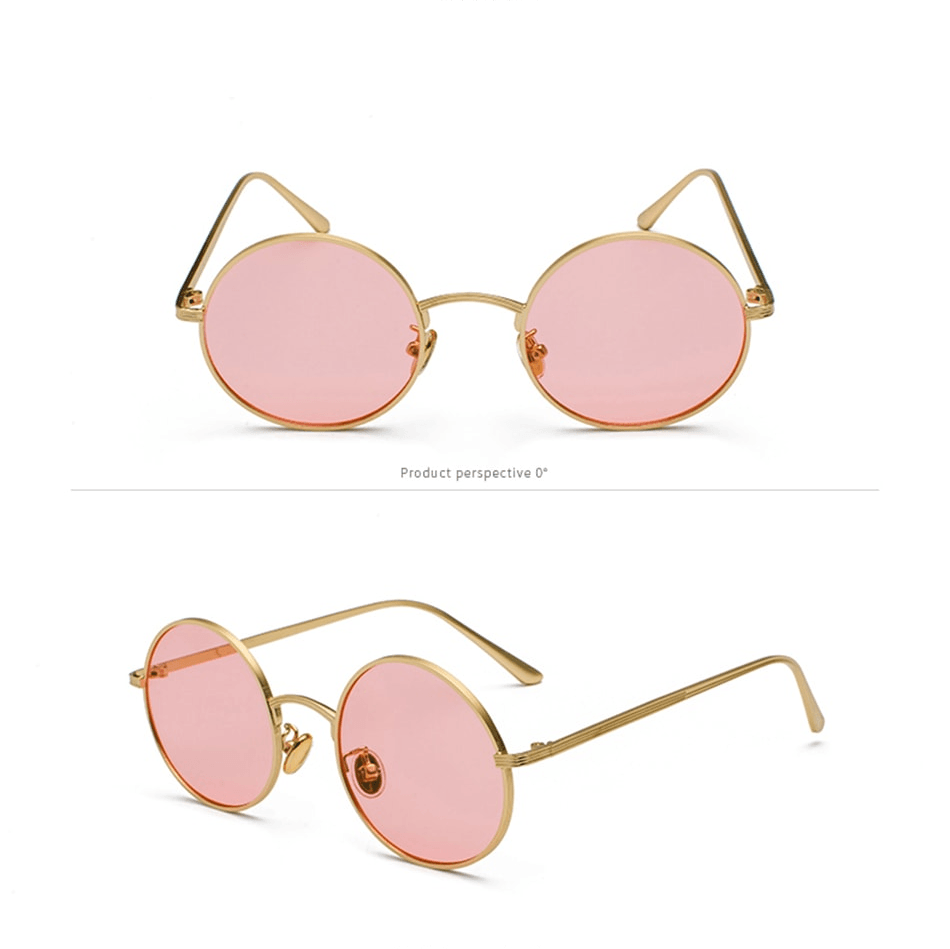 Retro Gold Sunglasses - animeclo